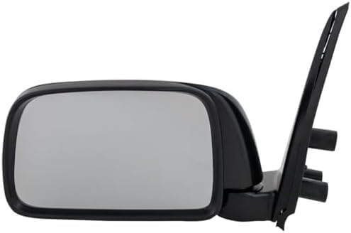 Set Of 2 Front Mirror Manual Folding Non-Heated Textured Plastic Right Passenger & Left Driver Side Direct Replacement Compatible With 1995-2000 Toyota Tacoma TO1320116 TO1321116