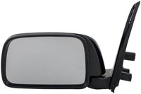 Set Of 2 Front Mirror Manual Folding Non-Heated Textured Plastic Right Passenger & Left Driver Side Direct Replacement Compatible With 1995-2000 Toyota Tacoma TO1320116 TO1321116