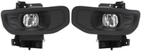 Front Bumper Chrome + Lower Valance Textured + End Extension Primed + Fog Lights With Bezel And Bracket Left & Right Side Direct Replacement Compatible With 2019-2024 Ram 1500