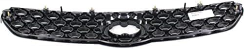 Front Grille Assembly Textured Shell And Insert Plastic Direct Replacement Compatible With 2003-2004 Toyota Matrix TO1200258