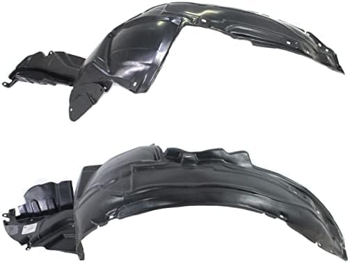 Set Of 2 Front Fender Liner Right Passenger & Left Driver Side Direct Replacement Compatible With 2004-2005 Subaru Impreza SU1250101 SU1251101 59110FE041 59110FE051