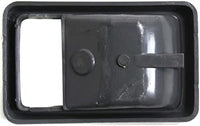 Set of 2 Front Inside Door Handle Cases Gray Plastic Right Passenger & Left Driver Side Direct Replacement Compatible with 1984-1989 Toyota Pickup TO1356101 6927789104B2