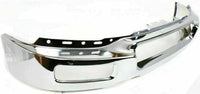 Front Bumper Face Bar Chrome Steel + Upper Cover Primed Direct Replacement Compatible With 2004-2006 Ford F-150 FO1000561 FO1002390 4L3Z17D957DA 4L3Z17757BA