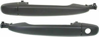 Set of 2 Front Exterior Door Handle Smooth Black Right Passenger & Left Driver Side Direct Replacement Compatible with 2003-2009 Toyota Land Cruiser / 2008-2017 Highlander 6921128070