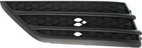 Set of 2 Front Bumper Outer Grille Textured Left Driver & Right Passenger Side Direct Replacement Compatible with 2016-2018 Honda Pilot HO1038130 HO1039130 71102TG7A00 71107TG7A00