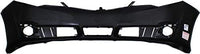 Front Bumper Cover Primed + Lower Grille Textured Direct Replacement Compatible With 2012-2014 Toyota Camry TO1000379 TO1036129 5211906975 5311206210