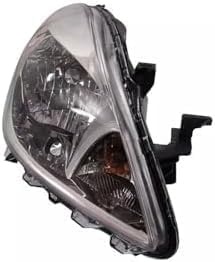 Set Of 2 Front Head Light Assembly Plastic Left Driver & Right Passenger Side Direct Replacement Compatible With 2012-2014 Nissan Versa NI2503207 NI2502207 260103AN0B 260603AN0B