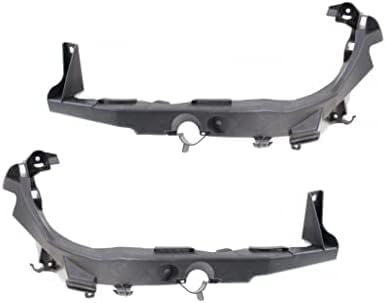 Set of 2 Front Headlight Bracket Plastic Right Passenger & Left Driver Side Direct Replacement Compatible with 2006-2008 BMW 3-Series BM2509102 BM2508102 51647116708 51647116707