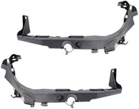 Set of 2 Front Headlight Bracket Plastic Right Passenger & Left Driver Side Direct Replacement Compatible with 2006-2008 BMW 3-Series BM2509102 BM2508102 51647116708 51647116707