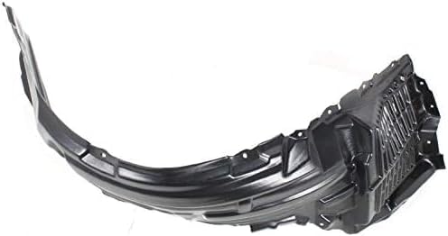 Set Of 2 Front Fender Liner Plastic Left Driver & Right Passenger Side Direct Replacement Compatible With 2008-2015 Mitsubishi Lancer MI1249123 MI1248123 5370A386 5370A385