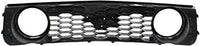 Front Bumper Upper & Lower Grille Textured Black Shell And Insert Plastic Direct Replacement Compatible With 2005-2009 Ford Mustang FO1200422 FO1036114 6R3Z8200BA 7R3Z17K945BA