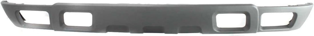 Front Bumper Lower Valance Air Deflector Gray + Extension Textured Direct Replacement Compatible With 2003-2006 Chevrolet Silverado / 2005-2006 Avalanche GM1092173 GM1092200 10367213