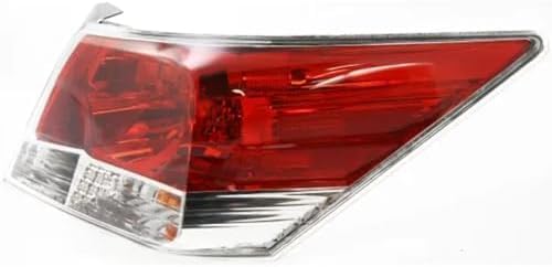 Set Of 2 Tail Light Assembly Plastic Left Driver & Right Passenger Side Direct Replacement Compatible With 2008-2012 Honda Accord HO2801172 HO2800172 33500TA0A01 33550TA0A01