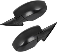Set Of 2 Front Power Mirror Non-Folding Non-Heated Primed Plastic Left Driver & Right Passenger Side Direct Replacement Compatible With 2013-2018 Nissan Altima NI1321223 NI1320223