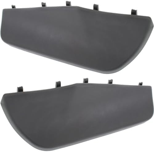 Set Of 2 Front Bumper Trim Textured Right Passenger & Left Driver Side Direct Replacement Compatible With 2011-2016 Jeep Grand Cherokee CH1088100 CH1089101 CH1089100 68078296AA