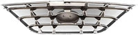 Front Grille Chrome Shell With Primed Insert Plastic Direct Replacement Compatible With 2004-2006 Hyundai Elantra HY1200140 863602D500