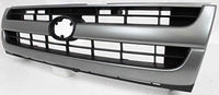 Front Grille Assembly Painted Silver Shell With Black Insert Plastic Direct Replacement Compatible With 1997-2000 Toyota Tacoma TO1200204 5310004060