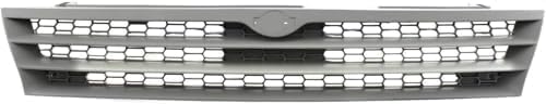 Front Grille Textured Gray Shell And Insert Plastic Direct Replacement Compatible With 1995-1997 Nissan Altima NI1200168 623104E825