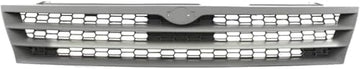 Front Grille Textured Gray Shell And Insert Plastic Direct Replacement Compatible With 1995-1997 Nissan Altima NI1200168 623104E825