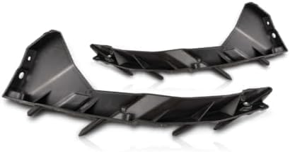 Set Of 2 Front Bumper Bracket Plastic Left Driver & Right Passenger Side Direct Replacement Compatible With 2015-2023 Dodge Charger CH1043111 CH1042111 68226532AA 68226533AA