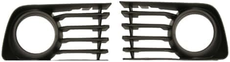 Set Of 2 Front Fog Light Molding Primed Plastic With Holes Right Passenger & Left Driver Side Direct Replacement Compatible With 2004-2009 Toyota Prius TO1039118 TO1038118 5311247030