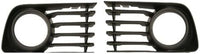 Set Of 2 Front Fog Light Molding Primed Plastic With Holes Right Passenger & Left Driver Side Direct Replacement Compatible With 2004-2009 Toyota Prius TO1039118 TO1038118 5311247030