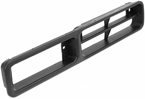 Front Bumper Brackets + Fog Light Molding Bezels Primed Left Driver & Right Passenger Side Direct Replacement Compatible With 1995-1997 Nissan Pickup