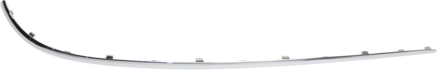 Set Of 2 Rear Bumper Outer Impact Strip Molding Chrome Left Driver & Right Passenger Side Direct Replacement Compatible With 2003-2006 Mercedes Benz E-Class 21188003129744
