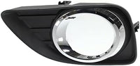 Set Of 2 Front Fog Light Molding Primed Plastic Left Driver & Right Passenger Side Direct Replacement Compatible With 2010-2011 Toyota Camry TO1038131 TO1039131 5203006050 5204006050