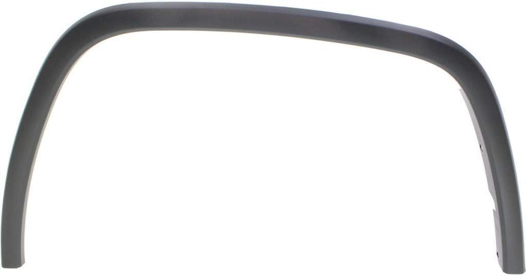 Front Fender Flare Textured Right Passenger Side Direct Replacement Compatible With 2011-2016 Jeep Grand Cherokee CH1291106 1MP38RXFAE