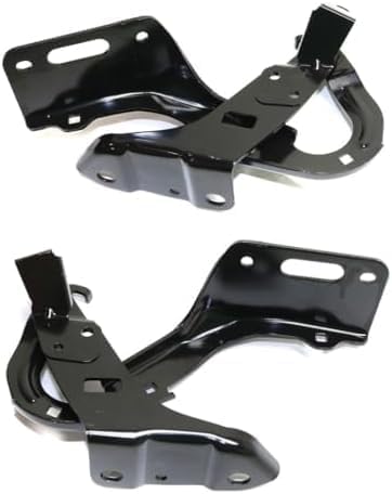 Set Of 2 Front Hood Hinge Assembly Steel Left Driver & Right Passenger Side Direct Replacement Compatible With 2016-2022 Honda HR-V HO1236141 HO1236142 60120T7WA01ZZ 60170T7WA01ZZ