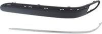 Front Bumper Molding Primed Left Driver Side Direct Replacement Compatible With 2001-2007 Mercedes Benz C-Class MB1058104 2038852121