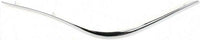 Set Of 2 Front Bumper Molding Chrome Plastic Left Driver & Right Passenger Side Direct Replacement Compatible With 1998-2002 Lincoln Town Car FO1059273 FO1058273 F8VZ17K833BA