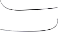 Set Of 2 Rear Bumper Trim Chrome Left Driver & Right Passenger Side Direct Replacement Compatible With 2010-2013 Mercedes Benz E-Class MB1159110 MB1158110 2128852121 2128852121
