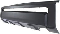 Front Bumper Cover + Grille Textured + End Caps Chrome Steel Left Driver & Right Passenger Side Direct Replacement Compatible With 2014-2021 Toyota Tundra TO1000404 TO1036147