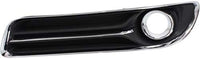 Set Of 2 Front Fog Light Molding Primed With Chrome Trim Left Driver & Right Passenger Side Direct Replacement Compatible With 2011-2014 Chrysler 300 CH1038126 CH1039126 68127946AB