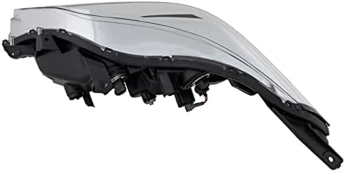 Front Head Light Assembly Plastic Right Passenger Side Direct Replacement Compatible With 2013-2015 Toyota Avalon TO2503215 8111007121