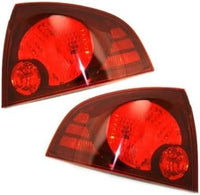 Set Of 2 Tail Light Assembly Plastic Left Driver & Right Passenger Side Direct Replacement Compatible With 2004-2006 Nissan Sentra NI2801165 NI2800165 265506Z825 265556Z825
