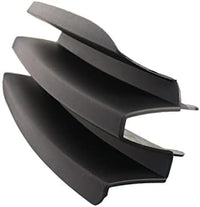 Set Of 2 Front Fog Light Covers Plastic Right Passenger & Left Driver Side Direct Replacement Compatible With 2008-2010 Chrysler Town & Country CH1039108 CH1038108 5113220AA 5113221AA