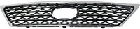 Front Grille Chrome Shell And Painted Gray Insert Plastic Direct Replacement Compatible With 2010-2012 Lexus LS460 LX1200176 5310050903