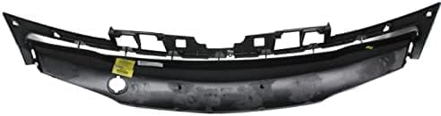 Front Bumper Lower Grille Painted Silver Black Plastic Direct Replacement Compatible With 2012-2013 Mazda 3 MA1036118 BGV8501T2C