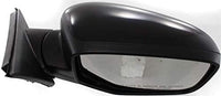 Set Of 2 Front Power Mirrors Manual Folding Non-Heated Primed Left Driver & Right Passenger Side Direct Replacement Compatible With 2008-2012 Honda Accord HO1320230 HO1321230