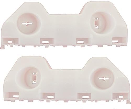 Set Of 2 Front Bumper Bracket Plastic Right Passenger & Left Driver Side Direct Replacement Compatible With 2012-2019 Nissan Versa NI1043103 NI1042103 622243BA0A 622253BA0A