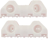 Set Of 2 Front Bumper Bracket Plastic Right Passenger & Left Driver Side Direct Replacement Compatible With 2012-2019 Nissan Versa NI1043103 NI1042103 622243BA0A 622253BA0A