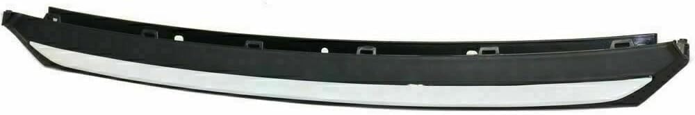 Front Lower Grille Textured + Bumper Molding Chrome Direct Replacement Compatible With 2013-2015 Honda Accord HO1036114 HO1095119 71103T2AA00 71150T2FA00