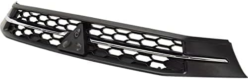 Front Grille Primed Plastic With Chrome Molding Direct Replacement Compatible With 2018-2019 Mitsubishi Outlander Sport/RVR MI1200274 6402A504