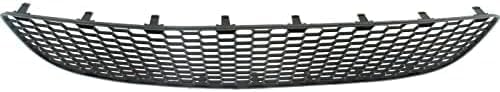Front Bumper Center Grille Primed Plastic Direct Replacement Compatible With 2006-2010 Volkswagen Beetle VW1036140 1C0807681H01C