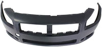 Front Bumper Cover Primed Direct Replacement Compatible With 2009-2014 Nissan Maxima NI1000258 620229N00H