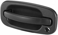 Front Exterior Door Handle Textured with Key Hole Left Driver Side Direct Replacement Compatible with 1999-2006 Chevrolet Silverado/GMC Sierra GM1310129 19356468 15034985