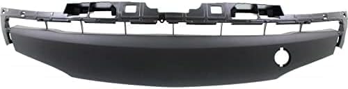 Front Bumper Lower Grille Textured Gray Plastic Direct Replacement Compatible With 2012-2013 Mazda 3 MA1036117 BGV4501T2A